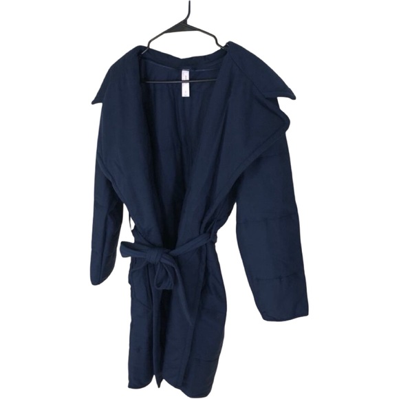 Midnight Quilted Cocoon Robe by Auden - Picture 4 of 10